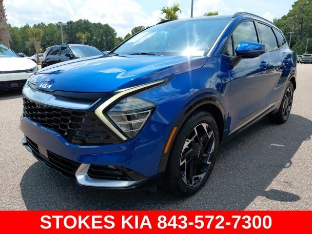 Used 2023 Blue Kia SX-Prestige image 1