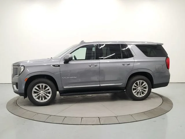 Used 2021 SATIN STEEL METALLIC GMC SLT image 4