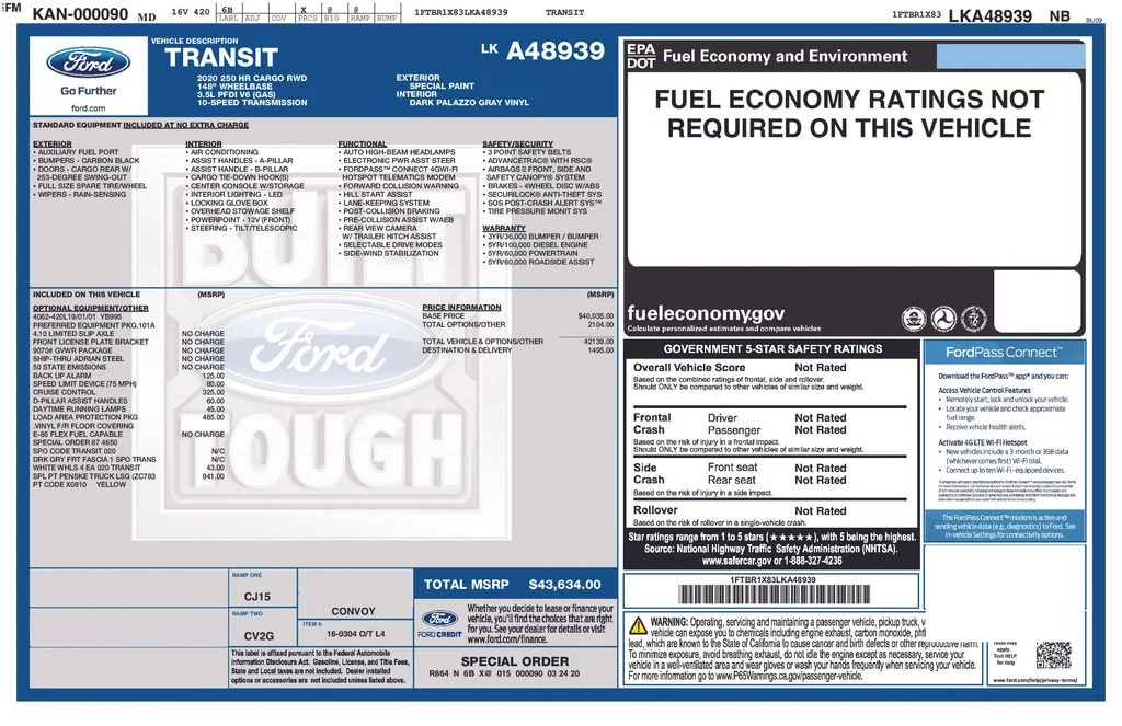 Used 2020 Yellow Ford Base image 17