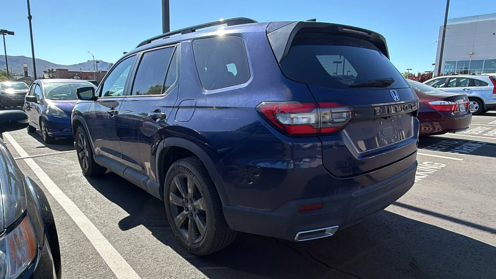 Certified Used 2024 Obsidian Blue Pearl Honda AWD SPORT image 7