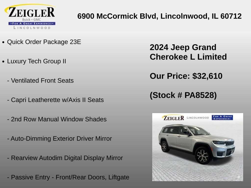 Used 2024 Silver Jeep Limited image 6