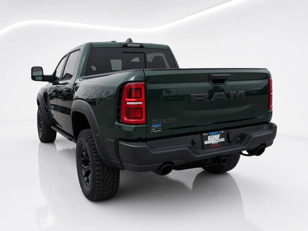 New 2026 Serrano-Green Metallic Exterior Paint RAM RHO image 3
