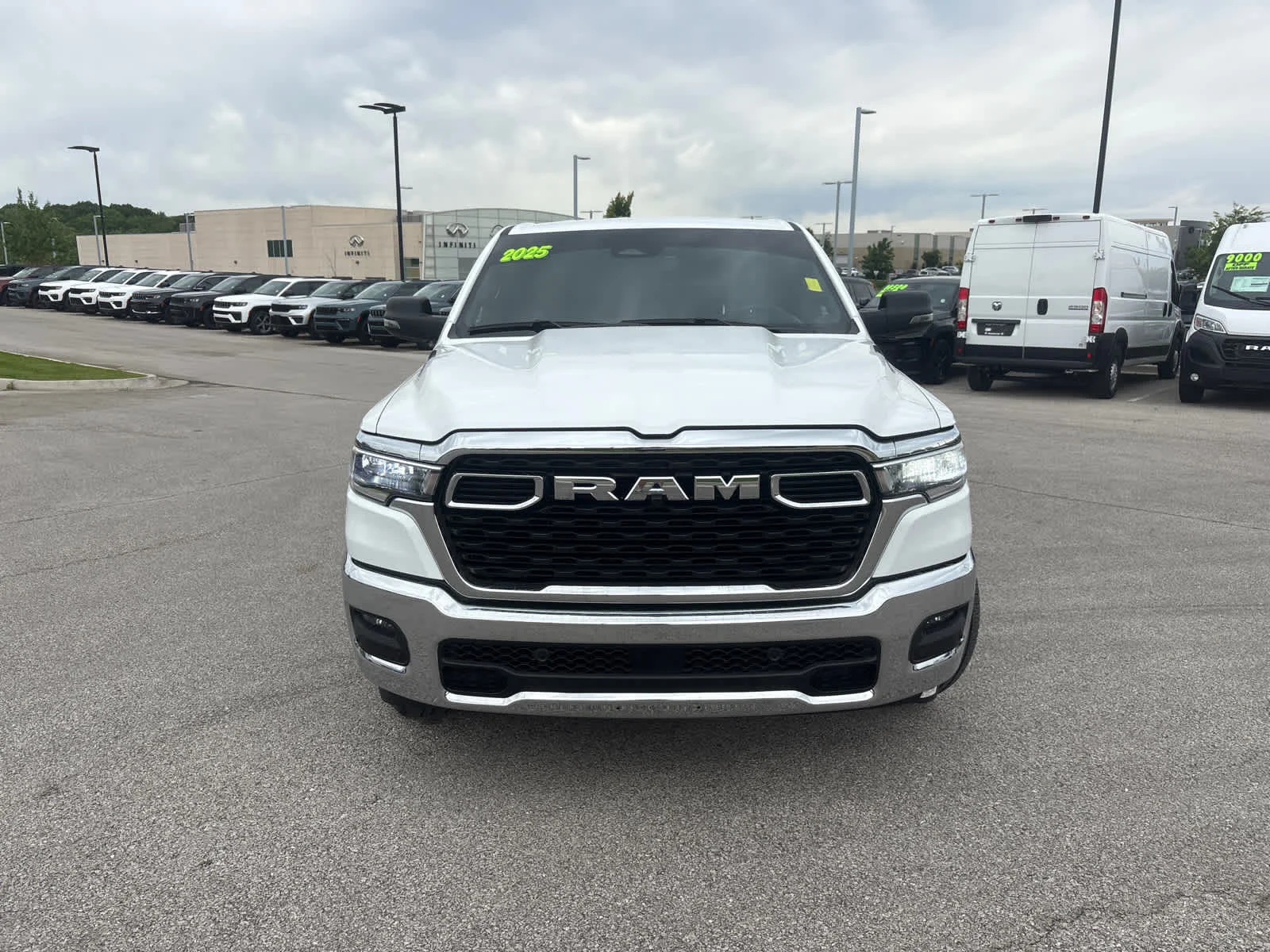 Used 2025 Bright White Clearcoat Ram Big Horn image 3