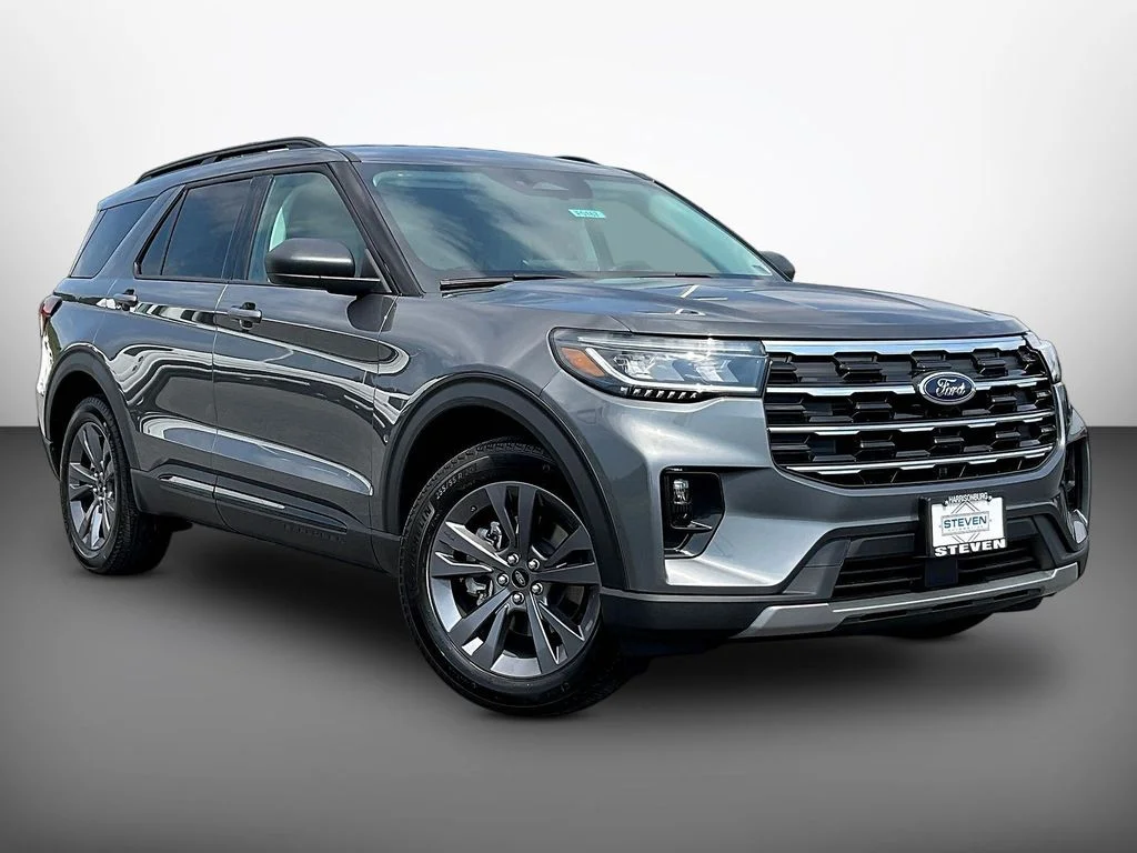 New 2026 Carbonized Gray Metallic Ford Active image 1