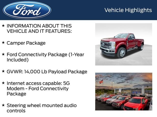 New 2026 Ruby Red Metallic Tinted Clearcoat Ford F-450® XLT image 4