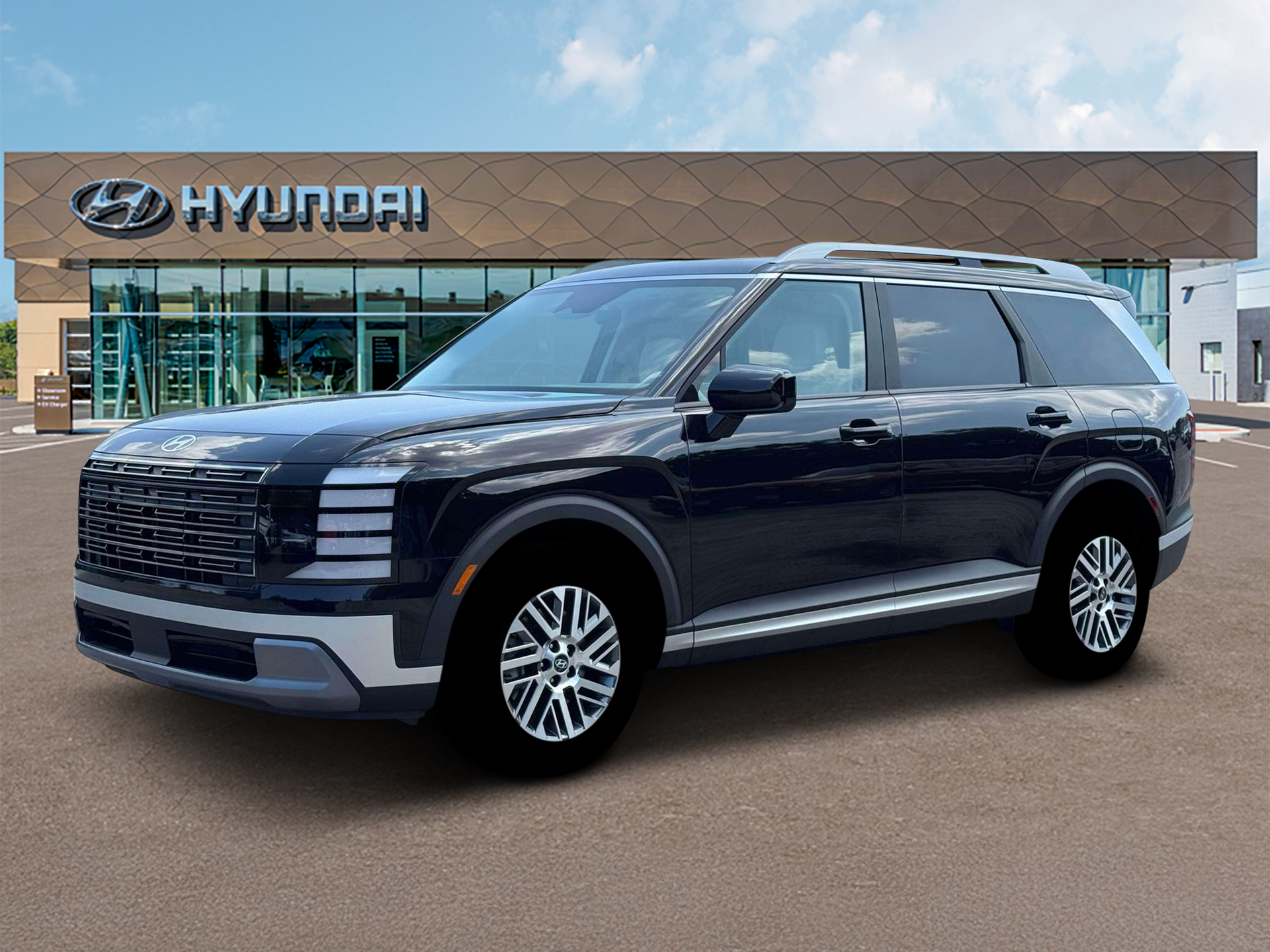 New 2026 Abyss Black Pearl Hyundai SEL AWD image 2
