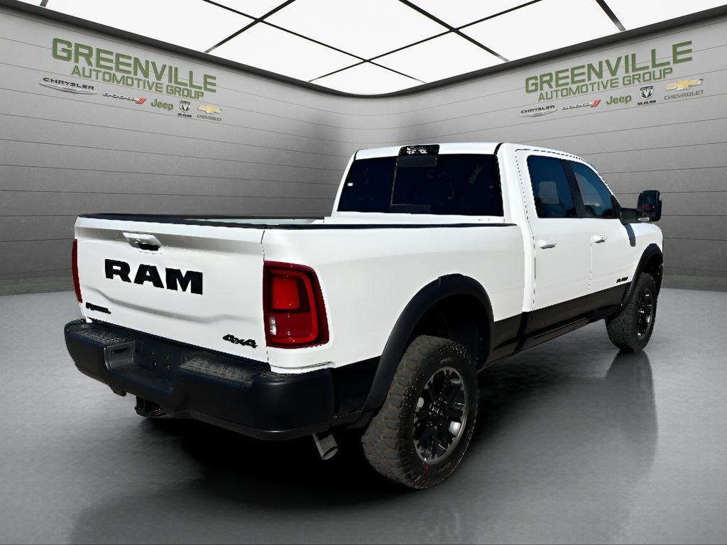 New 2026 Bright White Clear-Coat Exterior Paint RAM Rebel Hemi 4x4 image 5