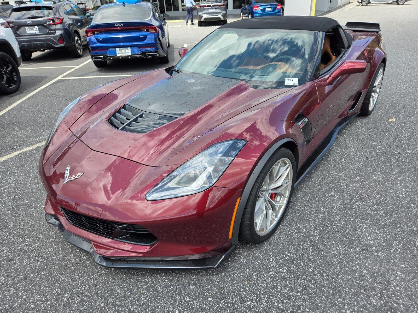 Used 2019 LONG BEACH RED METALLIC TINTCOAT Chevrolet Z06 2LZ image 12