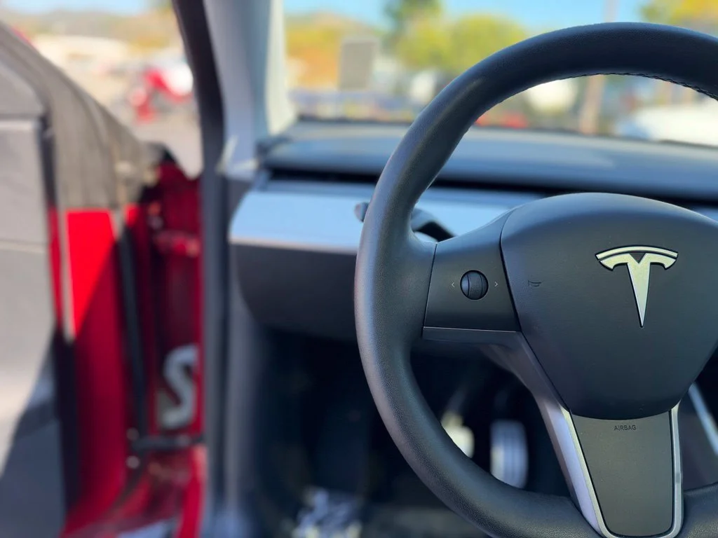 Used 2020 Red Tesla Performance image 24
