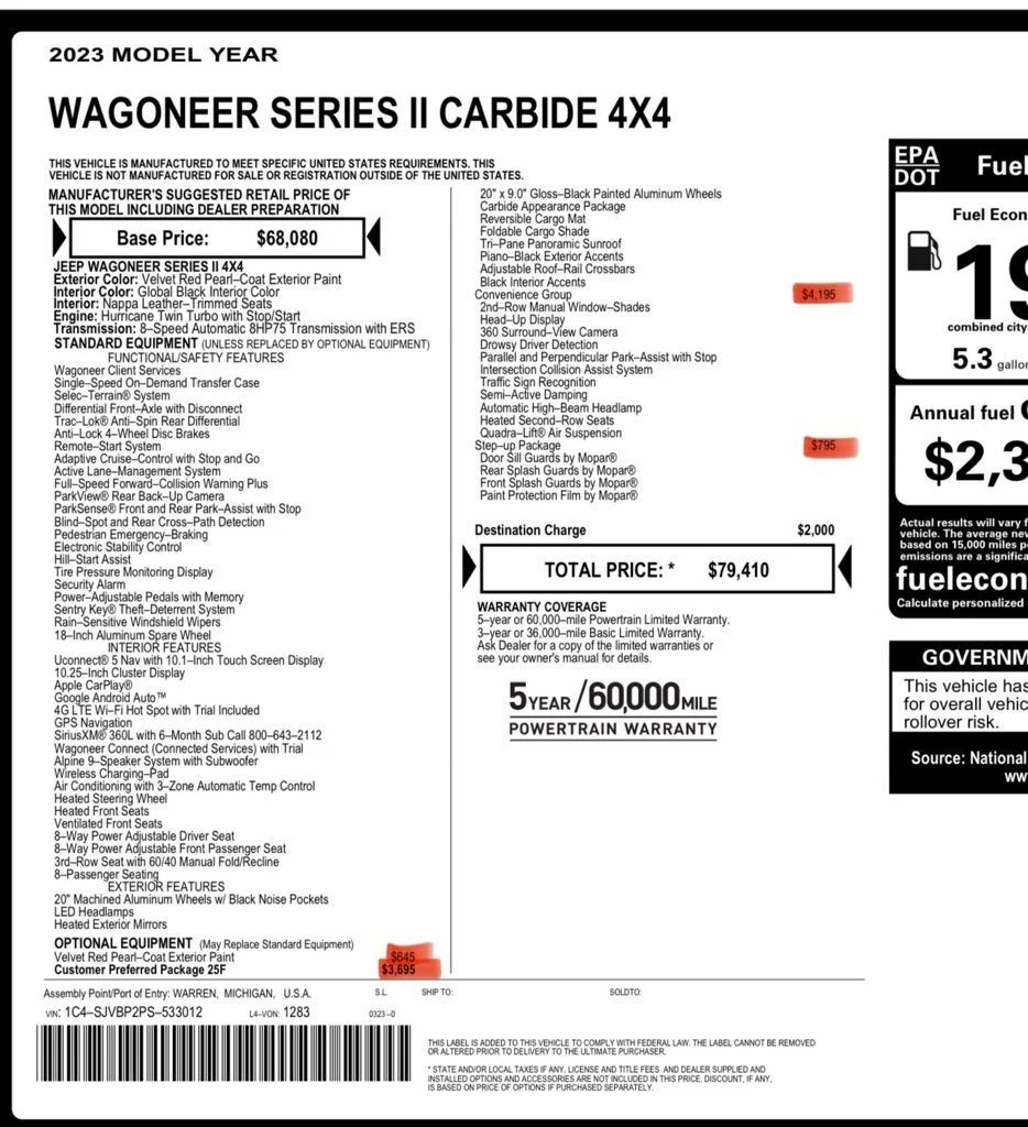Used 2023 Red Jeep Series II image 36