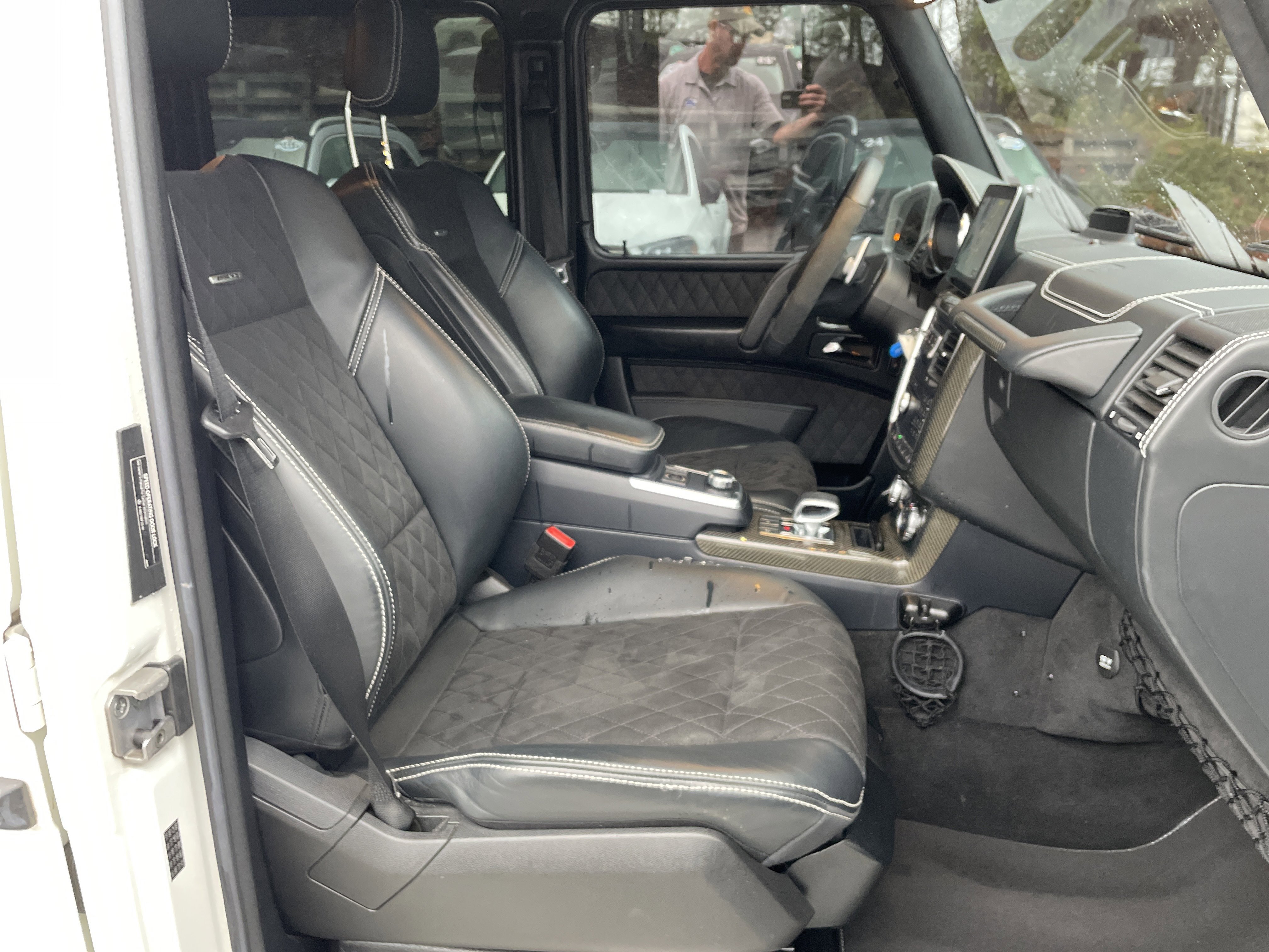 Used 2017 designo® Mystic White Metallic Mercedes-Benz AMG® G 63 4MATIC® SUV image 48