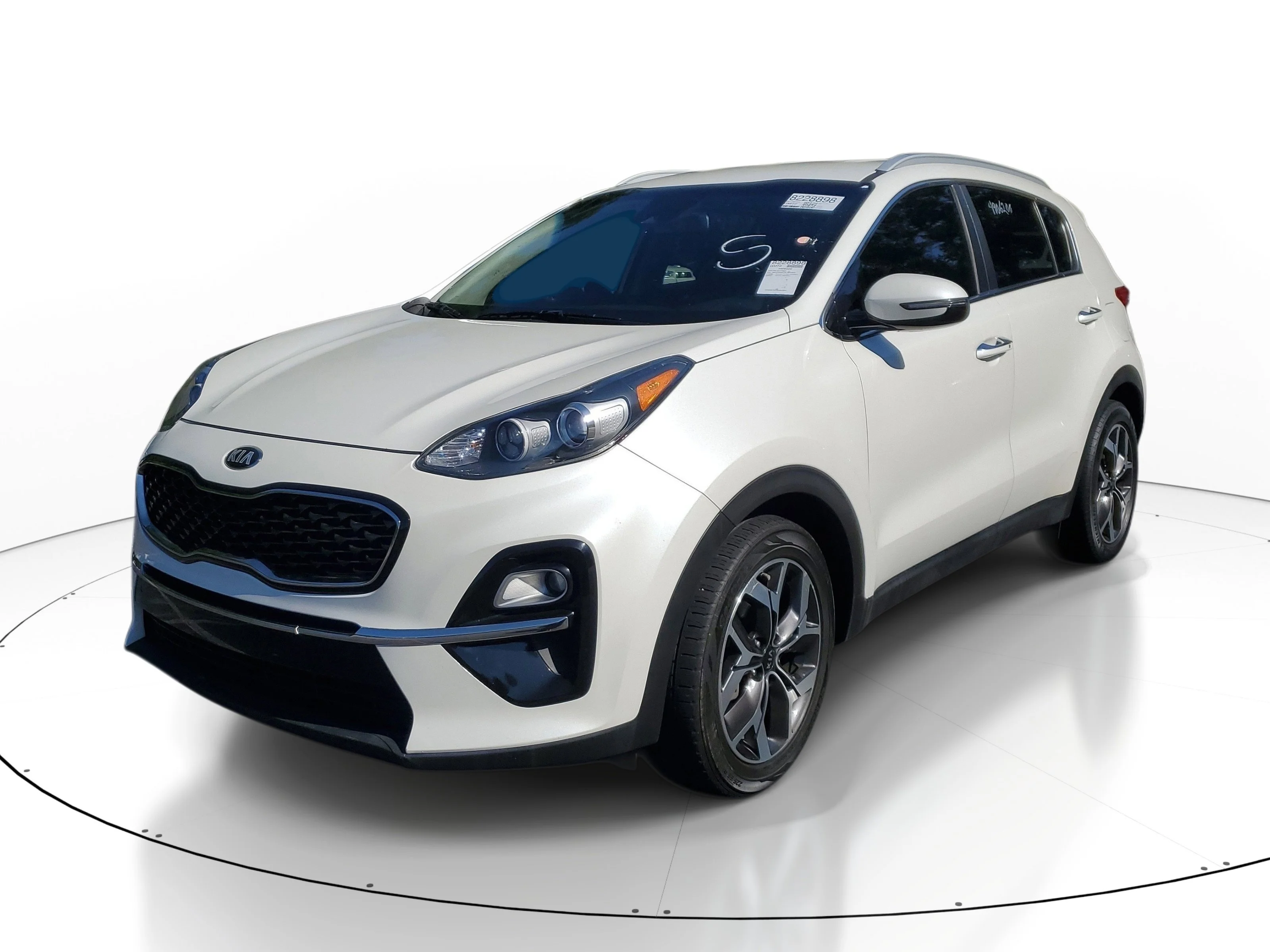 Used 2020 Snow White Pearl Kia EX image 3
