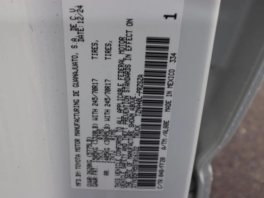 Certified Used 2025 White Toyota SR5 image 24