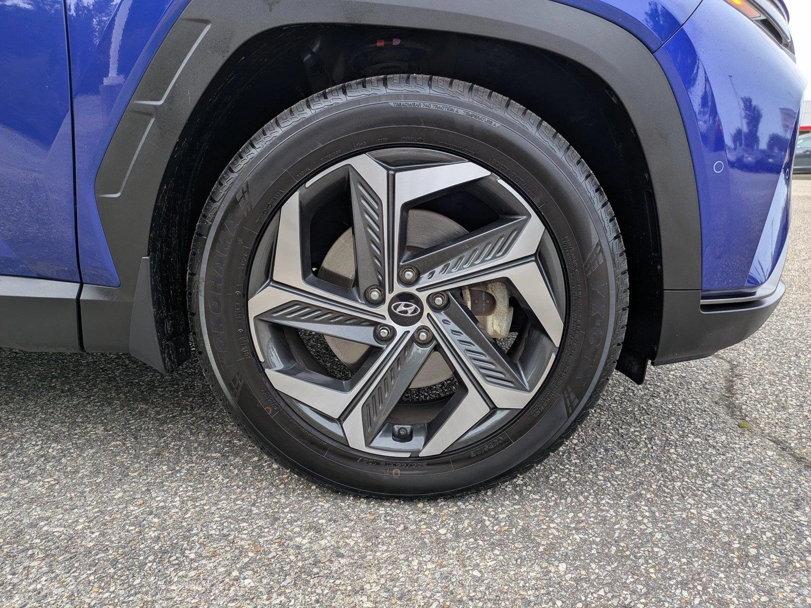 Used 2022 Intense Blue Hyundai Limited image 11