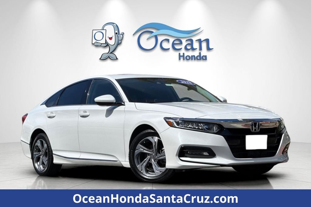 Used 2018 Platinum White Pearl Honda EX image 1