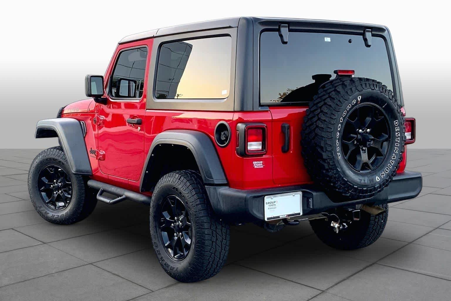 Used 2021 Firecracker Red Clearcoat Jeep Willys image 11