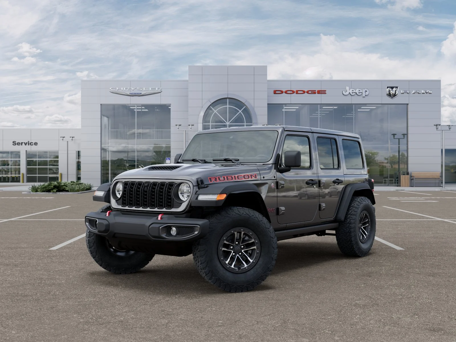 New 2026 Granite Crystal Metallic Clear-Coat Exterior Paint Jeep Rubicon image 28