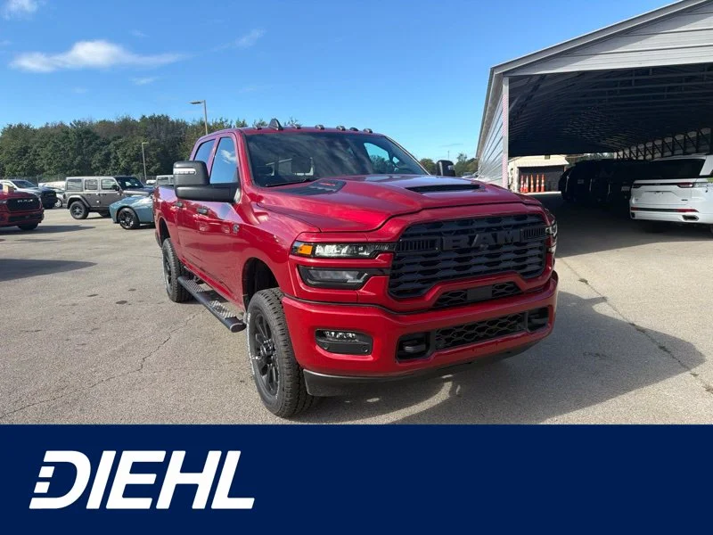 New 2027 Molten Red Pearlcoat RAM Black Express image 1