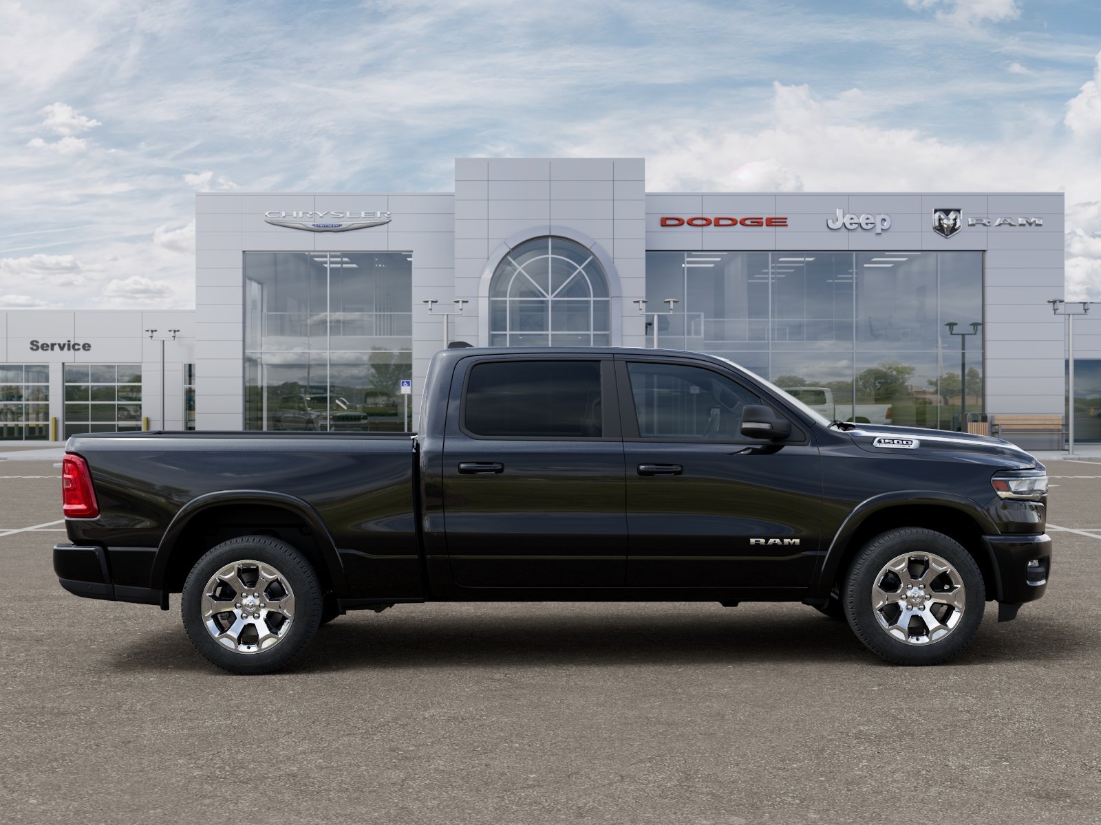 New 2026 Diamond Black Crystal Pearlcoat RAM Big Horn/Lone Star image 52