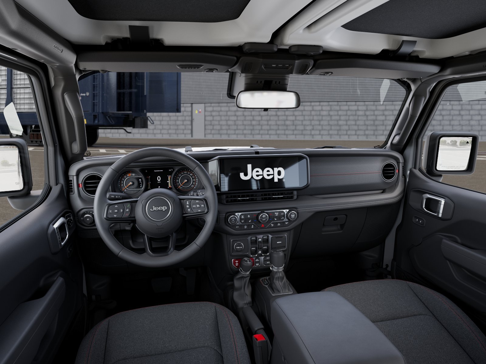 New 2026 Bright White Clear-Coat Exterior Paint Jeep Rubicon image 8