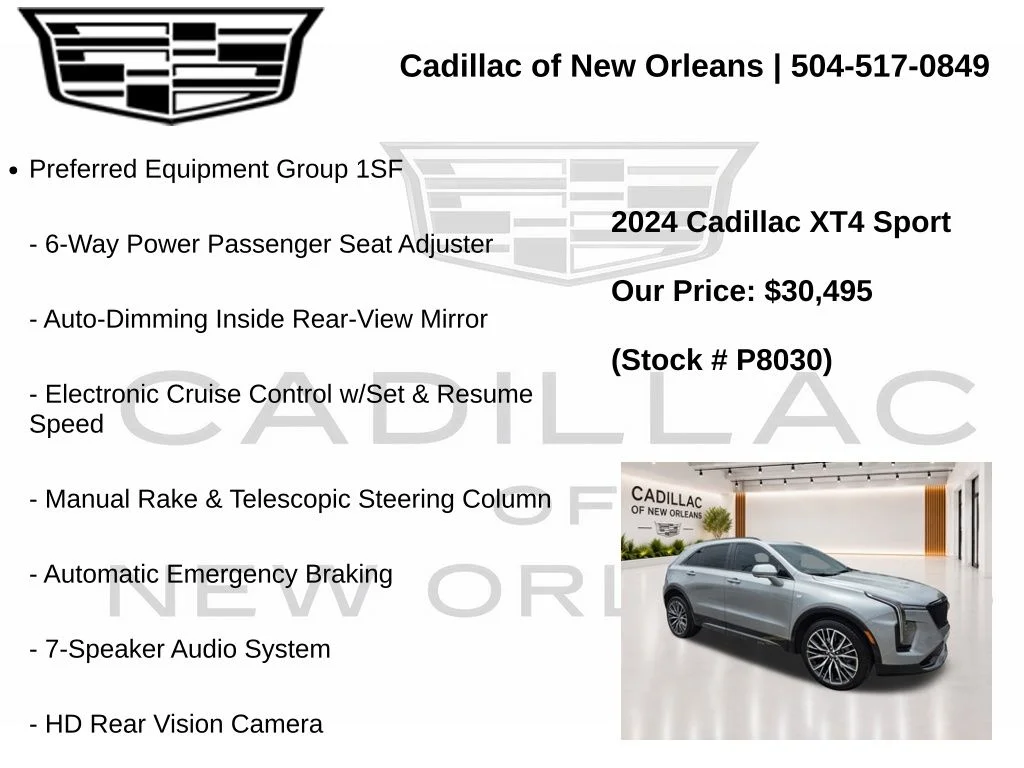 Used 2024 Silver Cadillac Sport image 7