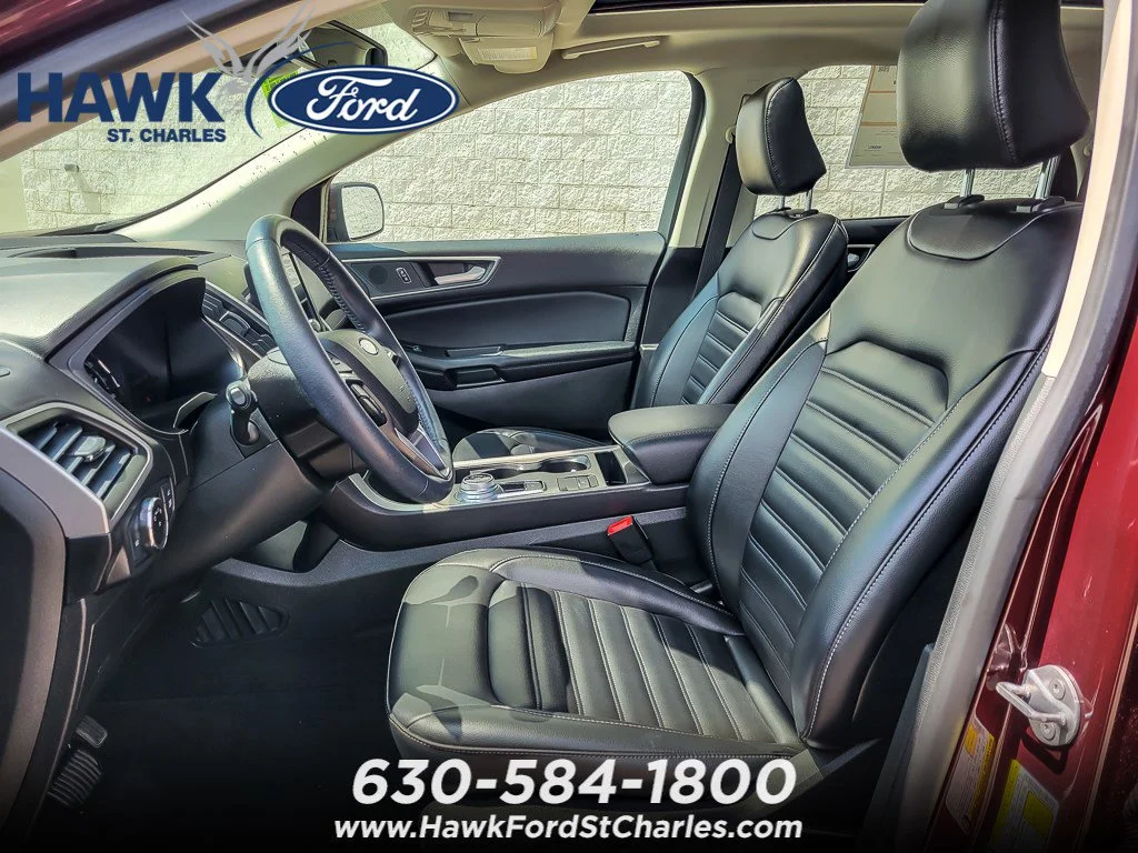 Certified Used 2023 Burgundy Ford SEL image 7