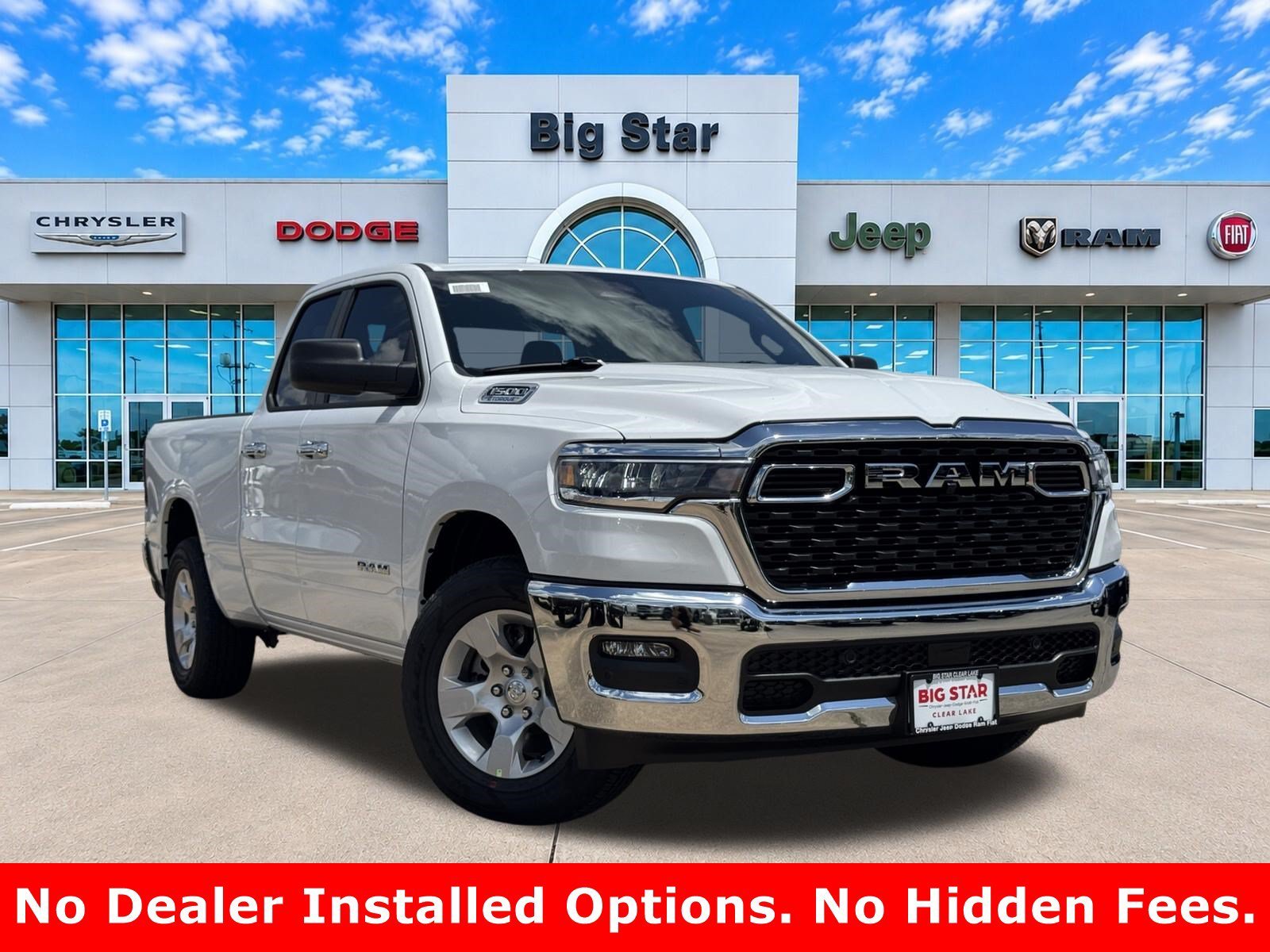 New 2026 Bright White Clear-Coat Exterior Paint RAM Lone Star image 1