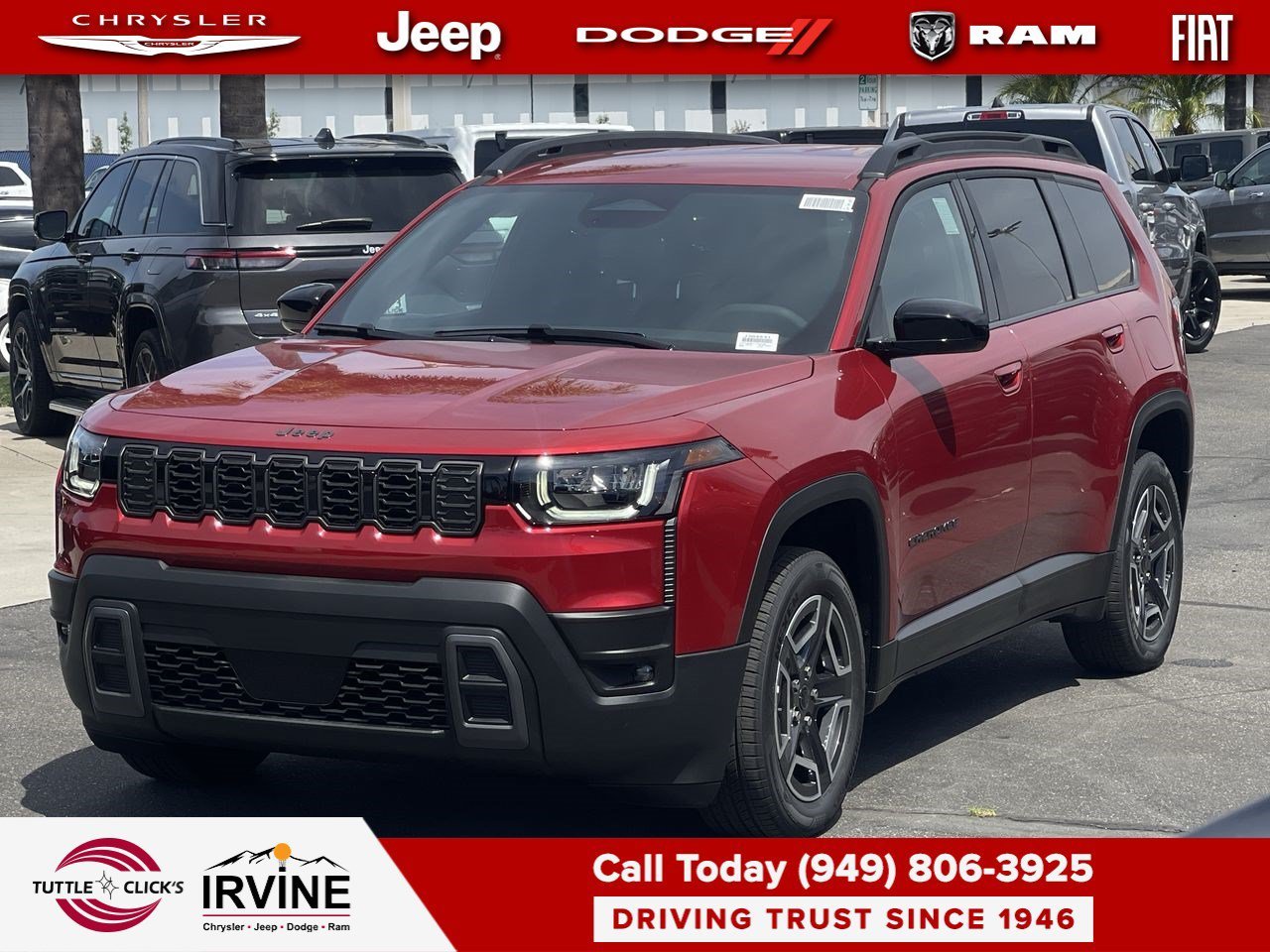 New 2026 Red Hot Pearlcoat Jeep Laredo image 9