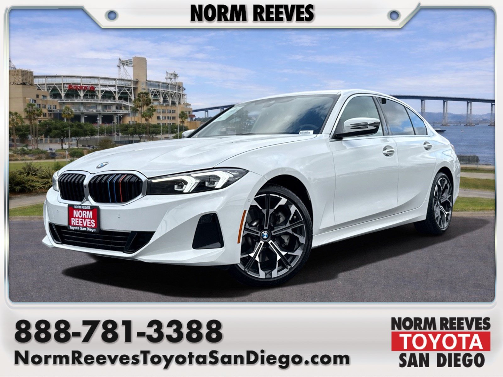 Used 2025 Alpine White BMW 330i image 1