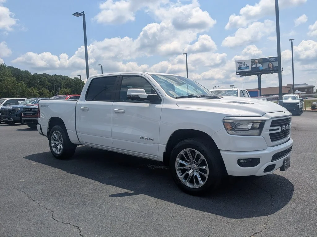 Used 2023 Bright White Clearcoat Ram Laramie image 3