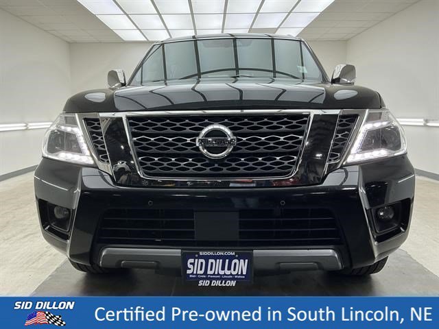 Used 2019 Super Black Nissan Platinum image 2