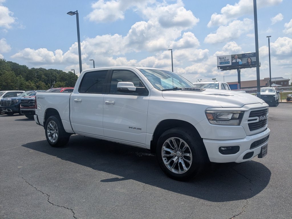 Used 2023 Bright White Clearcoat Ram Laramie image 3