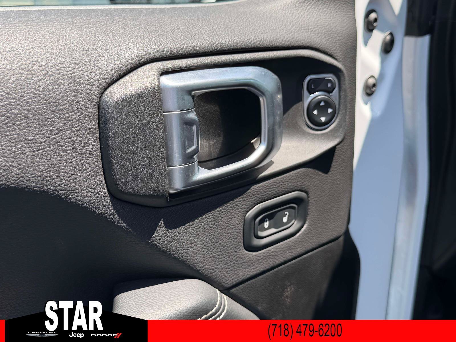 Used 2023 Bright White Clearcoat Jeep Sahara image 17