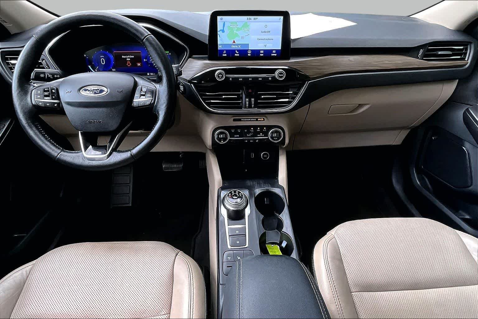 Used 2020 Star White Metallic Tri-Coat Ford Titanium Hybrid image 15