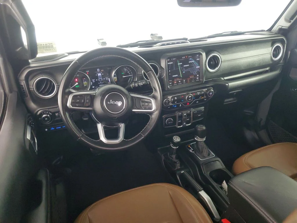 Used 2021 Gray Jeep Unlimited Sahara 4xe image 15