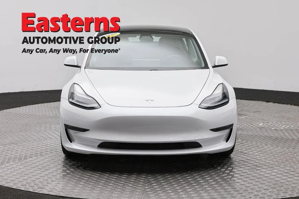 Used 2021 White Tesla Performance image 2