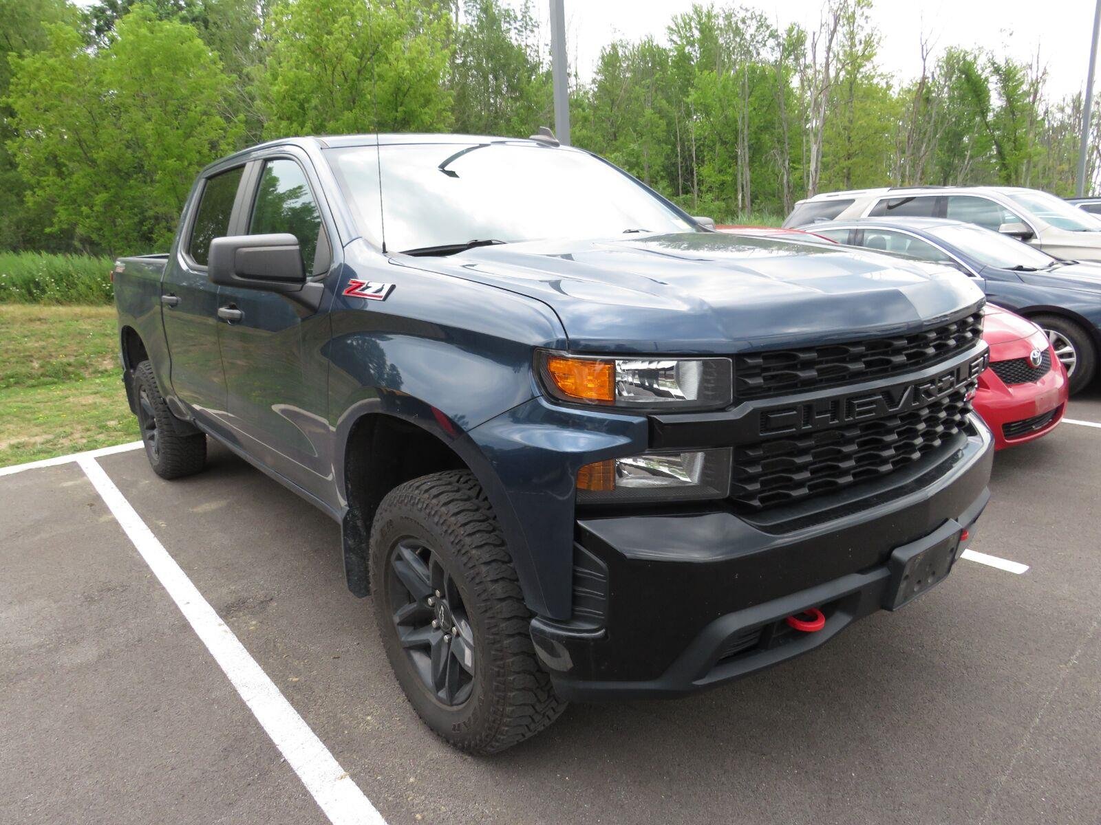 Used 2020 Northsky Blue Metallic Chevrolet Custom Trail Boss image 2