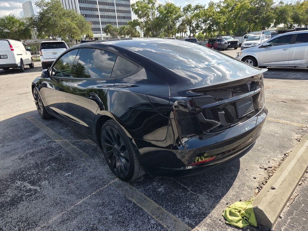 Used 2022 Black Tesla Performance image 8