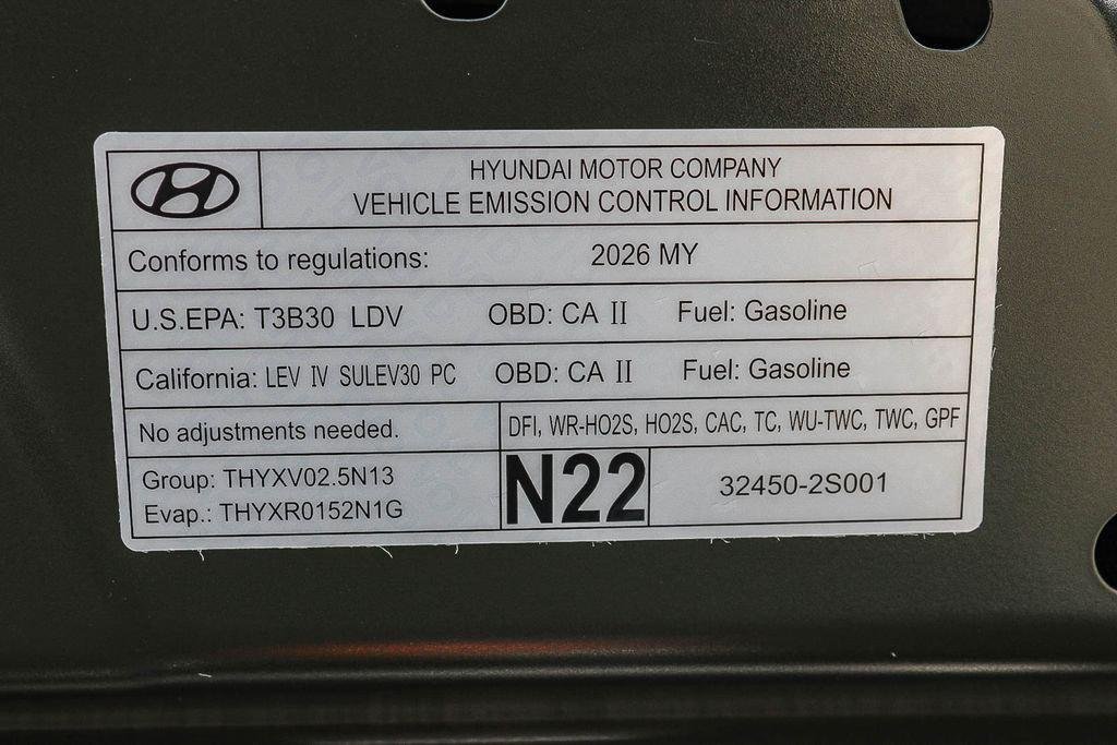 New 2026 Green Hyundai SEL Premium image 54