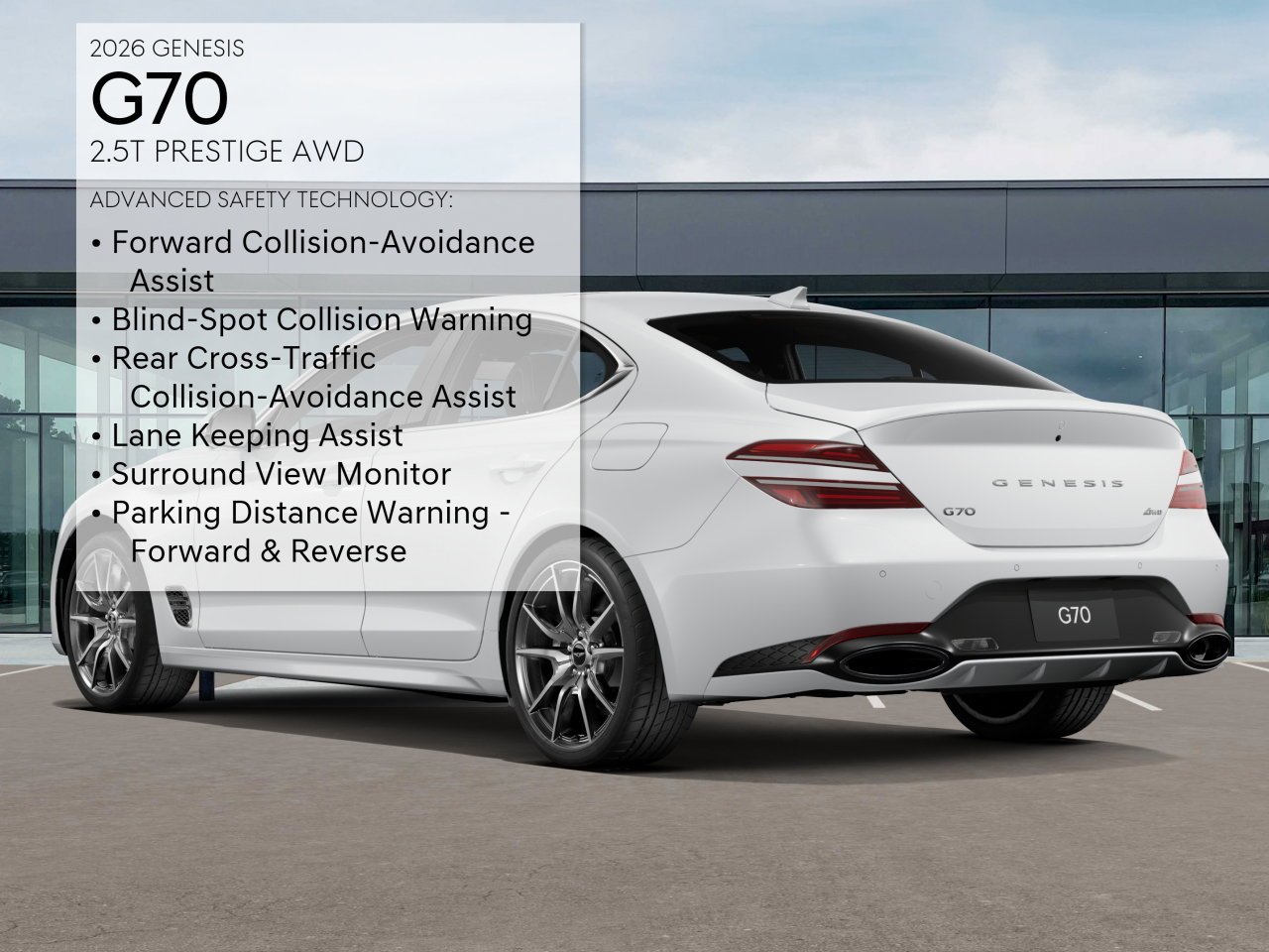 New 2026 Alta White Genesis 2.5T PRESTIGE image 7