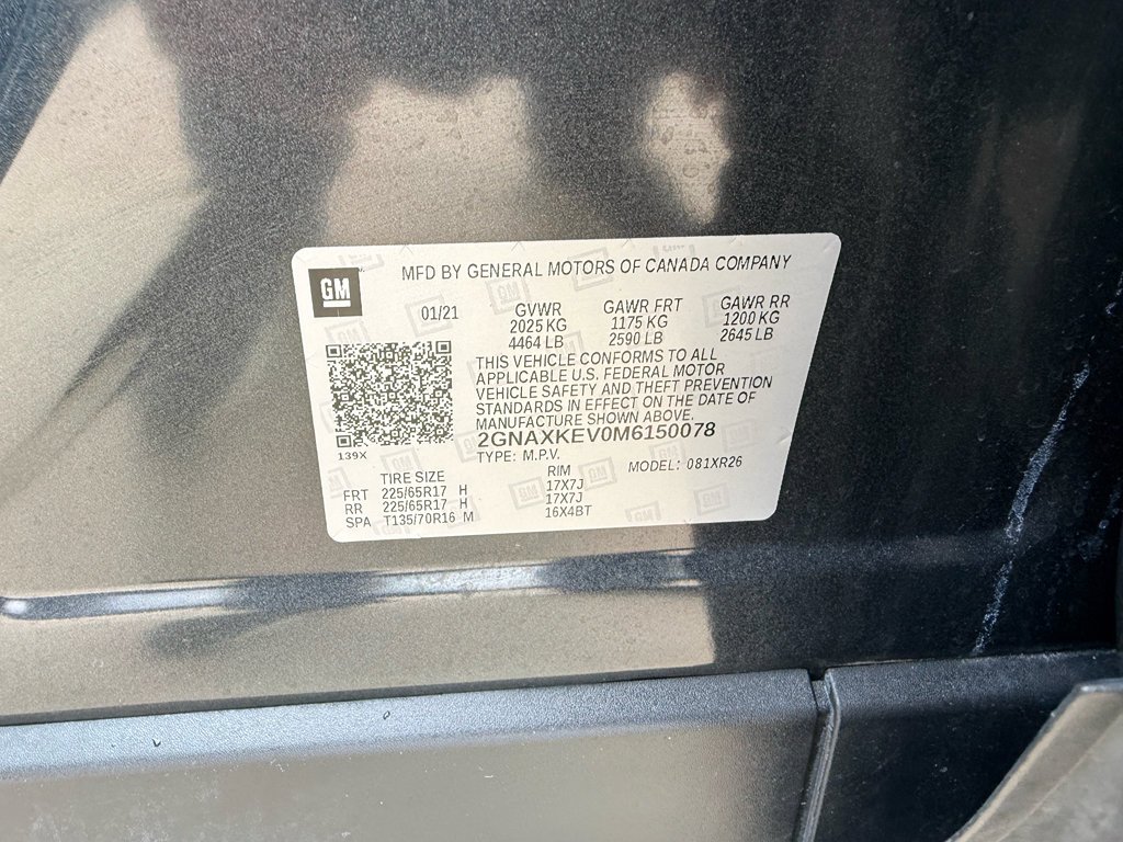 Used 2021 Nightfall Gray Metallic Chevrolet LT image 32