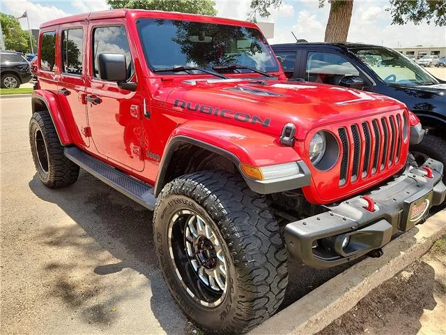 Used 2018 Firecracker Red Clearcoat Jeep Rubicon 4x4 image 3