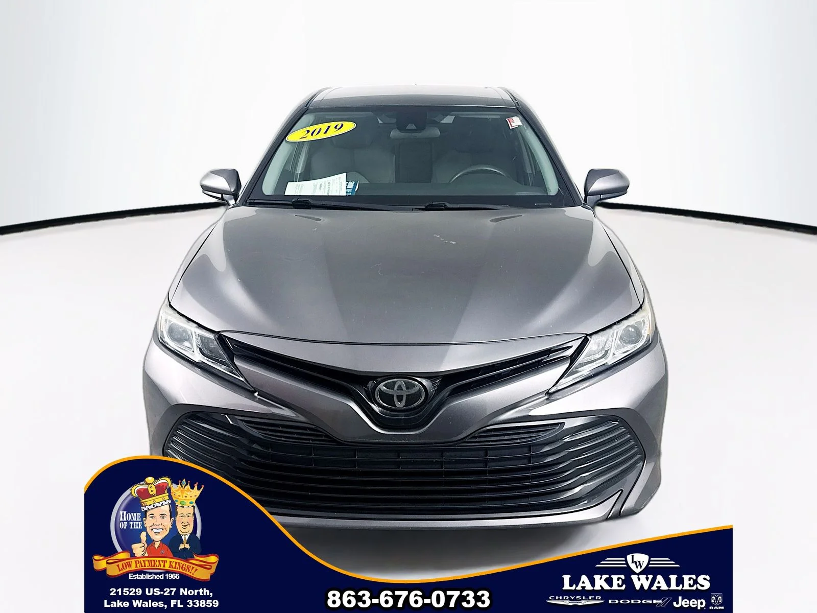 Used 2019 Gray Toyota LE image 2