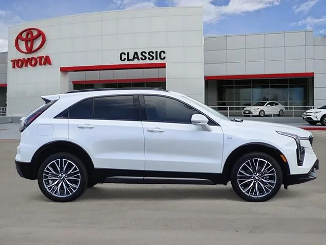 Used 2025 Crystal White Tricoat Cadillac Sport image 3