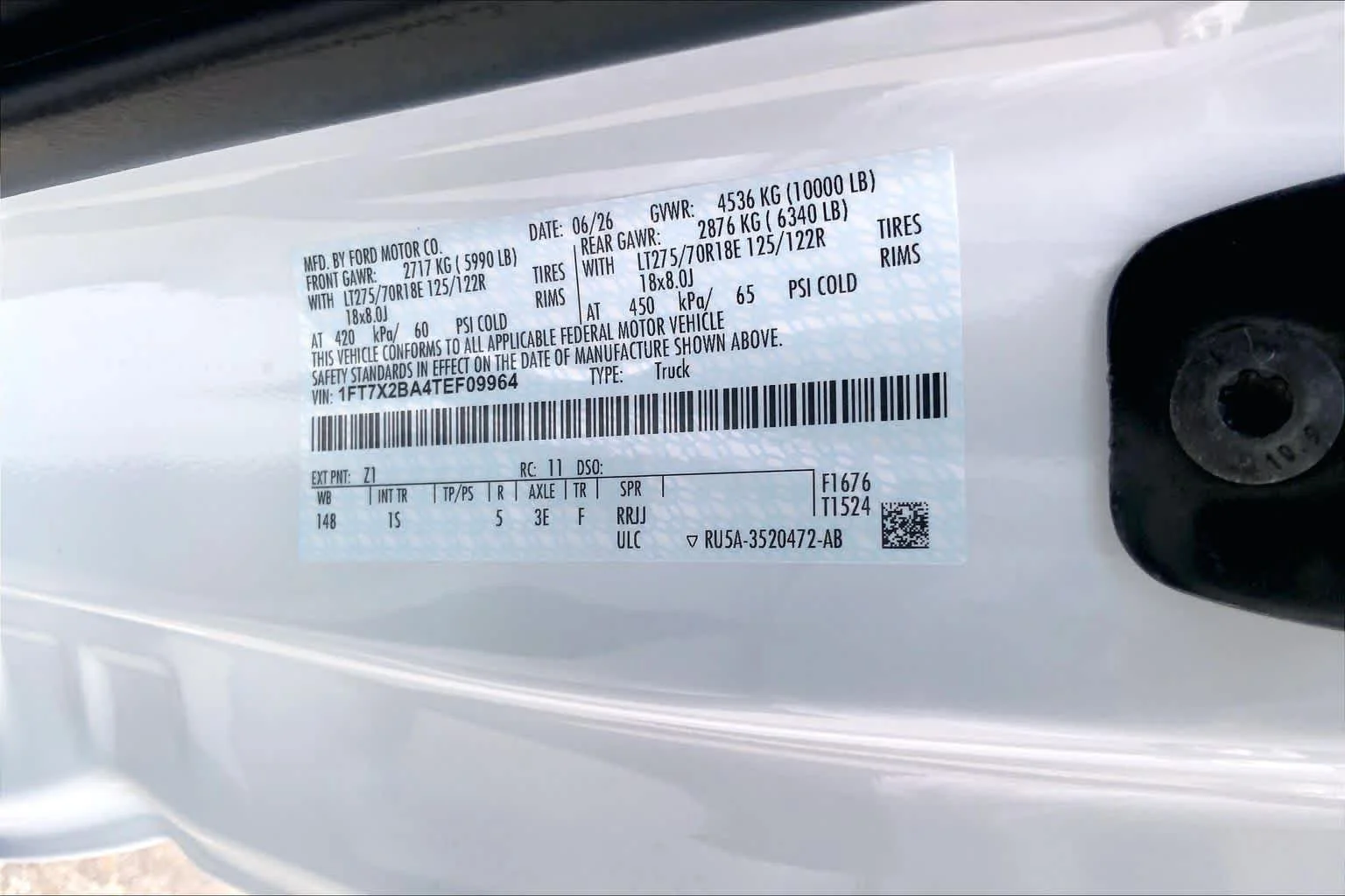 New 2026 Oxford White Ford XL image 12