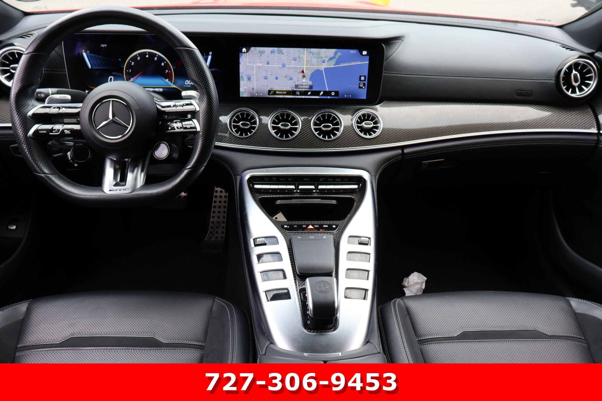 Certified Used 2022 Jupiter Red Mercedes-Benz AMG® GT 53 image 20