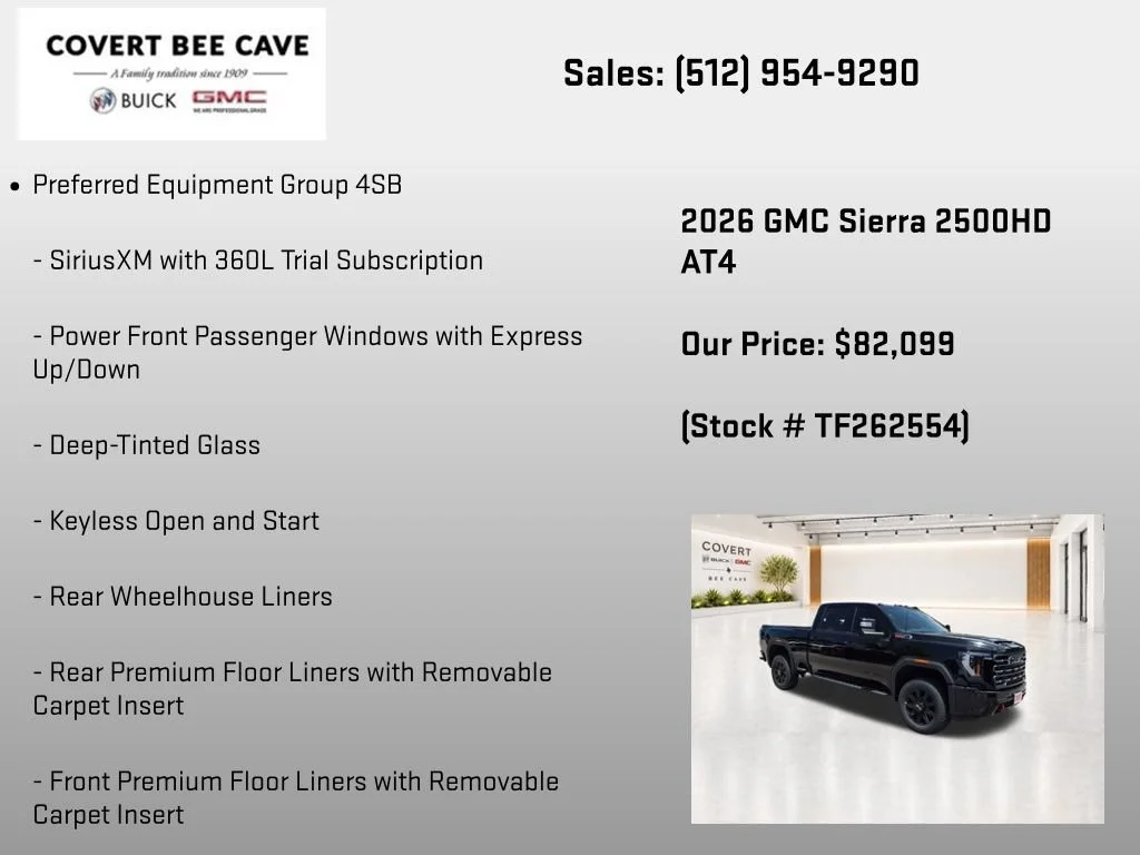 New 2026 Onyx Black GMC AT4 image 7