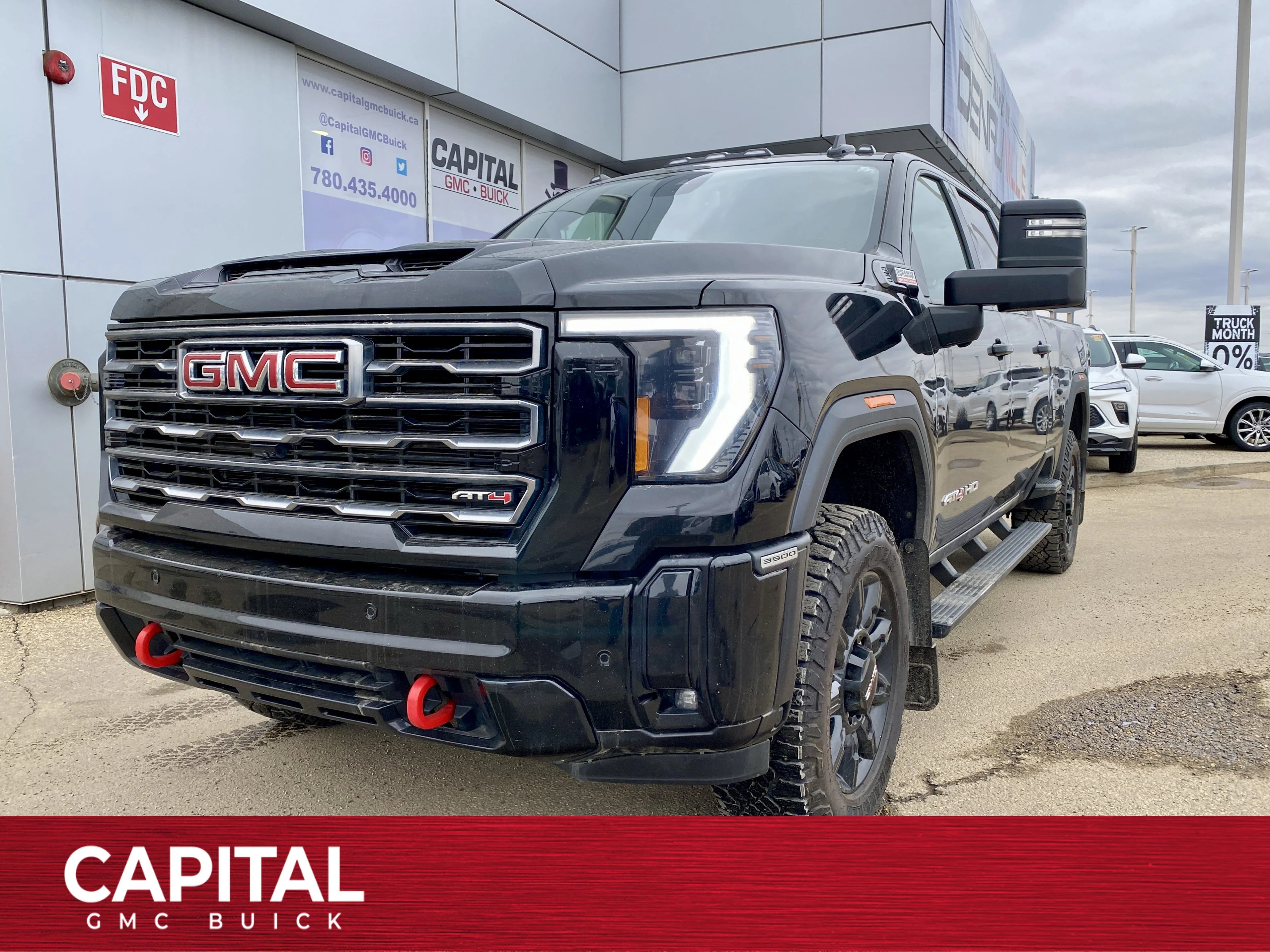 Certified Used 2025 Black GMC Crew Cab AT4 image 1