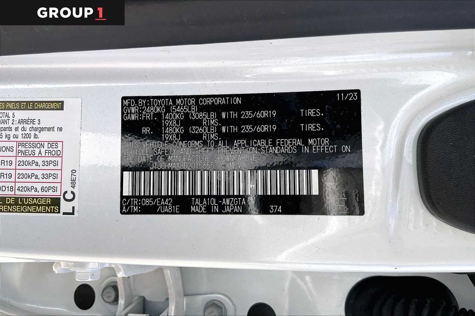 Used 2024 Eminent White Pearl Lexus Premium image 34