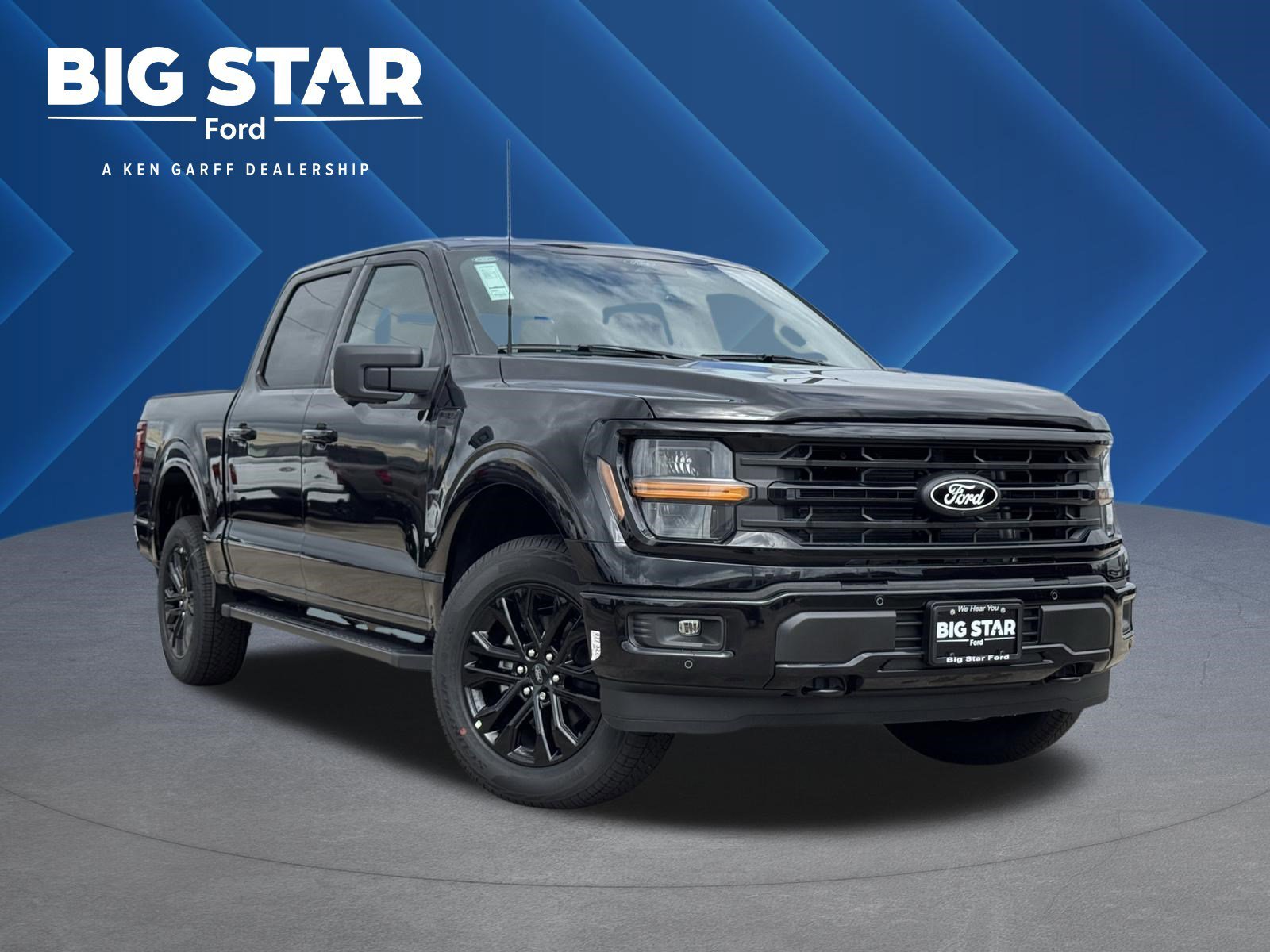 New 2026 Agate Black Metallic Ford XLT image 1